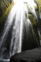 Gljúfrabúi waterfall in Iceland 