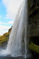 Fototapeta na wymiar Seljalandsfoss waterfall in Iceland 