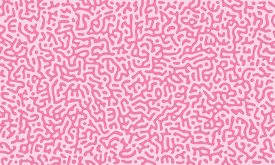 Abstract pink turing seamless pattern background design