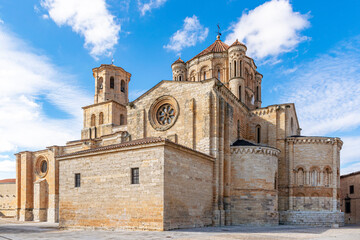 Cathedral of the city of Toro in the province of Zamora, Spain.Colegiata de Santa María la Mayor.