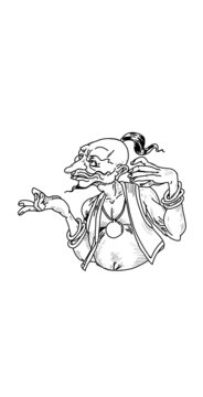 Puppet illustration image
Indonesian culture
(Tokoh petruk)