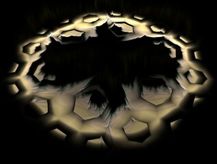 Imaginatory fractal abstract background Image