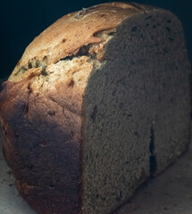half a loaf of whole grain bread