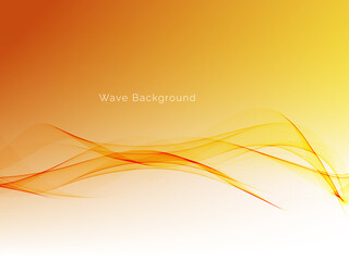 Decorative design modern pattern with stylish smooth color wave background