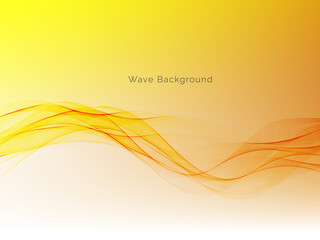 Decorative design modern pattern with stylish smooth color wave background