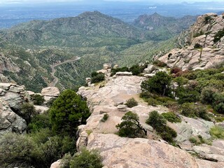 Mount Lemmon mountain on the North side of Tucson AZ