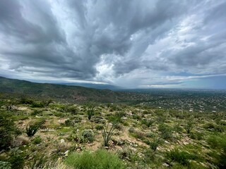 Fototapeta na wymiar Mount Lemmon mountain on the North side of Tucson AZ