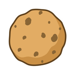 cookies icon. Suitable to use for bakery, food menu, online shop, pastry, restaurant, cafe, etc. 100% vector icon.