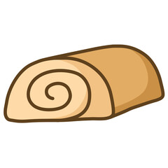 sweet cake icon. Suitable to use for bakery, food menu, online shop, pastry, restaurant, cafe, etc. 100% vector icon.