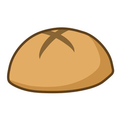 Bread icon. Suitable to use for bakery, food menu, online shop, pastry, restaurant, cafe, etc. 100% vector icon.