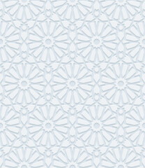 Seamless pattern with traditional ornament. Vector illustration. - 476792167