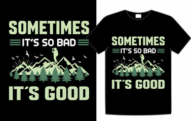 Hiking t-shirt design for hiking lovers