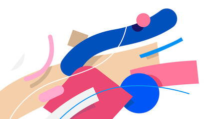 Flusso di elementi di varie forme  © Hurca!