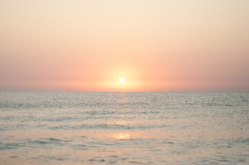Fototapeta premium sunrise over the sea wallpaper, pattern , postcard , poster