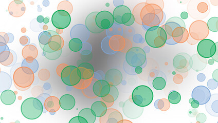 abstract creative presentation template wallpaper background. circle bokeh shape effect artwork illustration, night party glow lights