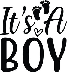 It’s a boy vector arts design