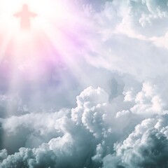 Fototapeta premium 3d render illustration, Amazing and unique picture of Divine Light
