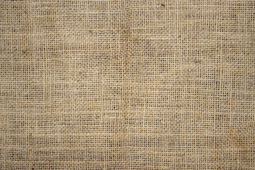 Seamless brown sackcloth texture for background
