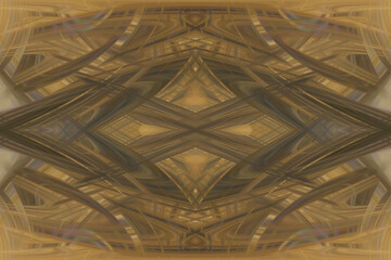Abstract beige geometric symmetric background