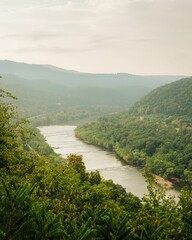 View of the New River Gorge in West Virginia