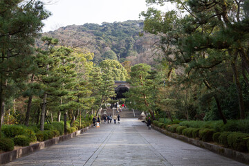 Park path in Kyoto, Japan