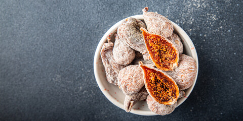 dried figs dried fruits healthy meal food snack on the table copy space food background rustic
