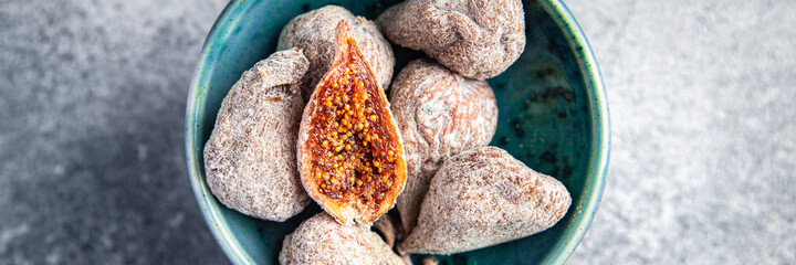 dried figs dried fruits healthy meal food snack on the table copy space food background rustic