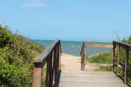 deque praia