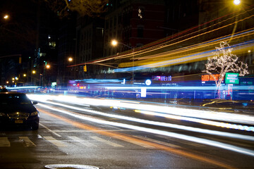 Fototapeta na wymiar traffic in Chelsea, New York