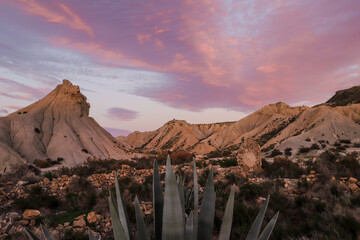 Travel Nature  Badlands in Europe Spain Andalusia