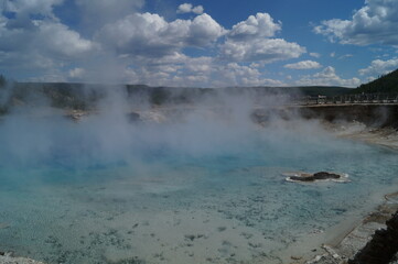 Thermal pool at Yellowstone National Park