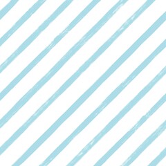 Obraz premium Diagonal stripes pattern, seamless brush texture lines background, monochrome geometric parallel strokes, oblique linear vector
