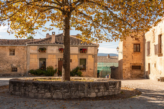 Antiguo pueblo de Pedraza, Castilla y Le&oacute;n; Espa&ntilde;a