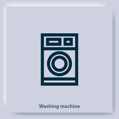 Washer. Signs and Symbols. Icon