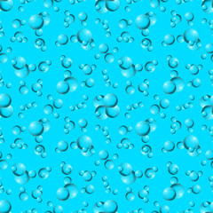 blue water drops