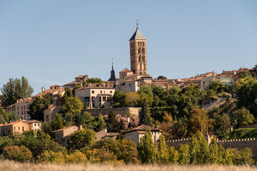 Vista panorámica de la ciudad de Segovia, España