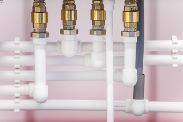 Various PVC pipes and fittings