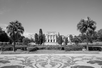 Obraz premium Ipiranga Museum, Sao Paulo-Brazil. The museum has been closed since 2013 and is scheduled to reopen in 2022 to commemorate Brazil's independence from Portugal.