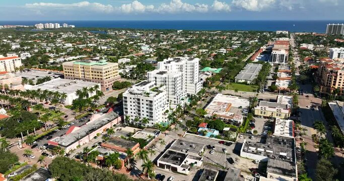 Aerial video Tower 155 Boca Raton FL