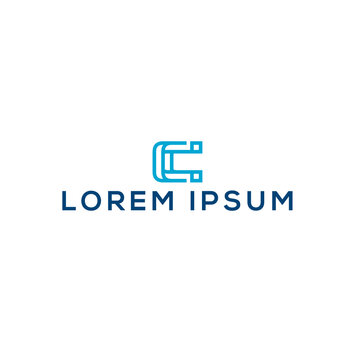 Minimalist simple design LOREM IPSUM logo design