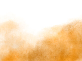 オレンジの水彩の白背景の壁紙
