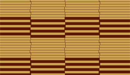 Vector  Bronw Gold rectangle and striped background 