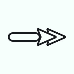 Red arrow icon vector EPS- 10