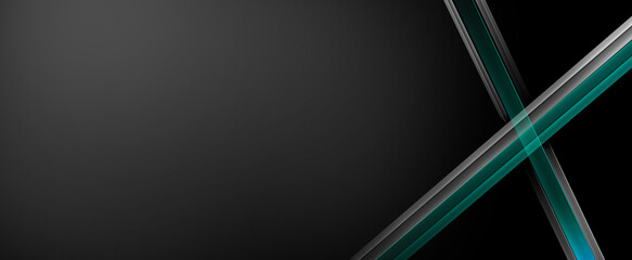 black background and blue abstract lines