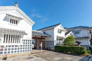 Fototapeta na wymiar Mercantile house street in Tamba-Sasayama city in Hyogo prefecture in Japan