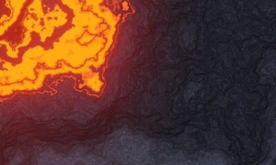 Abstract lava background. Volcanic magma.