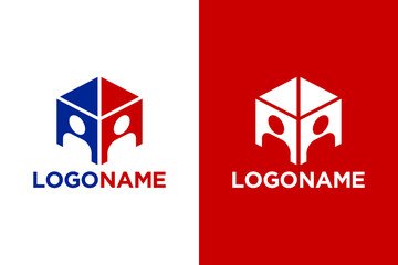 People logo design. Very suitable various business purposes also for symbol, logo, company name, brand name, icon and many more.