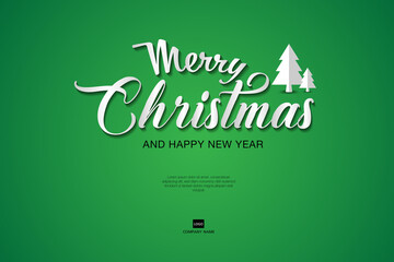Merry Christmas and New Year banner vector, Christmas background, Christmas Greeting card, banner, Christmas poster, Christmas card template, header for website, flyer, tag, tree christmas vector