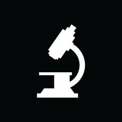 microscope icon vector design
