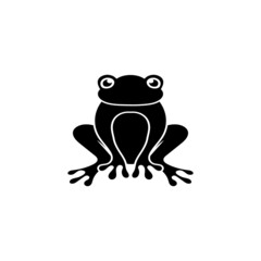 Frog icon design template vector isolated